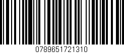 Código de barras (EAN, GTIN, SKU, ISBN): '0789651721310'
