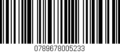 Código de barras (EAN, GTIN, SKU, ISBN): '0789678005233'