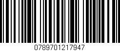 Código de barras (EAN, GTIN, SKU, ISBN): '0789701217947'