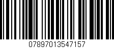 Código de barras (EAN, GTIN, SKU, ISBN): '07897013547157'