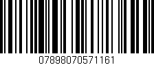 Código de barras (EAN, GTIN, SKU, ISBN): '07898070571161'