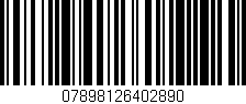 Código de barras (EAN, GTIN, SKU, ISBN): '07898126402890'
