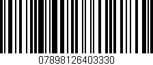 Código de barras (EAN, GTIN, SKU, ISBN): '07898126403330'
