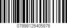 Código de barras (EAN, GTIN, SKU, ISBN): '07898126405976'
