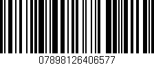 Código de barras (EAN, GTIN, SKU, ISBN): '07898126406577'
