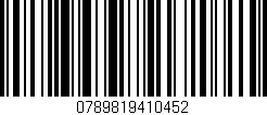 Código de barras (EAN, GTIN, SKU, ISBN): '0789819410452'