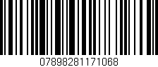 Código de barras (EAN, GTIN, SKU, ISBN): '07898281171068'