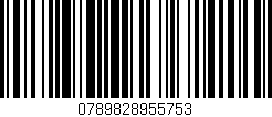 Código de barras (EAN, GTIN, SKU, ISBN): '0789828955753'