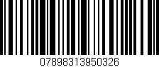 Código de barras (EAN, GTIN, SKU, ISBN): '07898313950326'