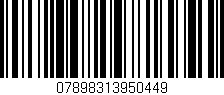 Código de barras (EAN, GTIN, SKU, ISBN): '07898313950449'