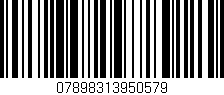 Código de barras (EAN, GTIN, SKU, ISBN): '07898313950579'