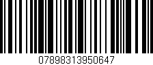 Código de barras (EAN, GTIN, SKU, ISBN): '07898313950647'