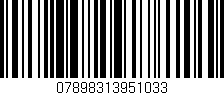 Código de barras (EAN, GTIN, SKU, ISBN): '07898313951033'