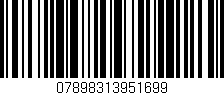 Código de barras (EAN, GTIN, SKU, ISBN): '07898313951699'