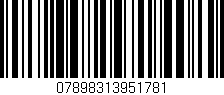 Código de barras (EAN, GTIN, SKU, ISBN): '07898313951781'