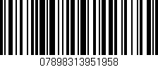 Código de barras (EAN, GTIN, SKU, ISBN): '07898313951958'