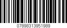 Código de barras (EAN, GTIN, SKU, ISBN): '07898313951989'