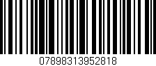 Código de barras (EAN, GTIN, SKU, ISBN): '07898313952818'