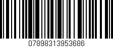 Código de barras (EAN, GTIN, SKU, ISBN): '07898313953686'