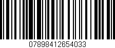 Código de barras (EAN, GTIN, SKU, ISBN): '07898412654033'