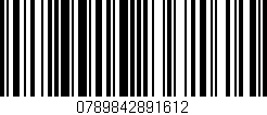 Código de barras (EAN, GTIN, SKU, ISBN): '0789842891612'