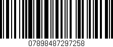 Código de barras (EAN, GTIN, SKU, ISBN): '07898487297258'