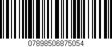 Código de barras (EAN, GTIN, SKU, ISBN): '07898506875054'