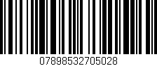 Código de barras (EAN, GTIN, SKU, ISBN): '07898532705028'