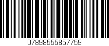 Código de barras (EAN, GTIN, SKU, ISBN): '07898555857759'