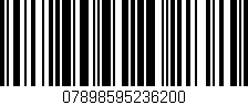 Código de barras (EAN, GTIN, SKU, ISBN): '07898595236200'
