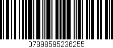 Código de barras (EAN, GTIN, SKU, ISBN): '07898595236255'