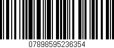 Código de barras (EAN, GTIN, SKU, ISBN): '07898595236354'