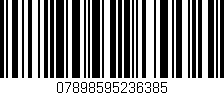 Código de barras (EAN, GTIN, SKU, ISBN): '07898595236385'