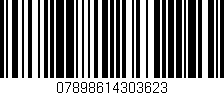 Código de barras (EAN, GTIN, SKU, ISBN): '07898614303623'