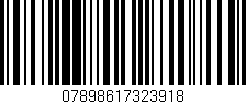 Código de barras (EAN, GTIN, SKU, ISBN): '07898617323918'