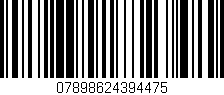 Código de barras (EAN, GTIN, SKU, ISBN): '07898624394475'