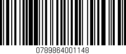 Código de barras (EAN, GTIN, SKU, ISBN): '0789864001148'