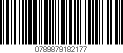 Código de barras (EAN, GTIN, SKU, ISBN): '0789879182177'
