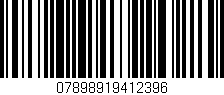 Código de barras (EAN, GTIN, SKU, ISBN): '07898919412396'