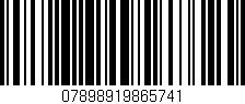 Código de barras (EAN, GTIN, SKU, ISBN): '07898919865741'