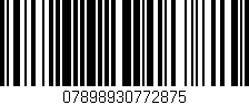 Código de barras (EAN, GTIN, SKU, ISBN): '07898930772875'