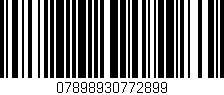 Código de barras (EAN, GTIN, SKU, ISBN): '07898930772899'