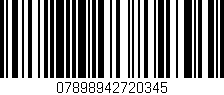 Código de barras (EAN, GTIN, SKU, ISBN): '07898942720345'