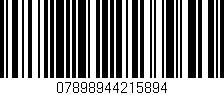 Código de barras (EAN, GTIN, SKU, ISBN): '07898944215894'