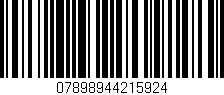 Código de barras (EAN, GTIN, SKU, ISBN): '07898944215924'
