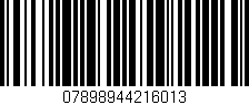 Código de barras (EAN, GTIN, SKU, ISBN): '07898944216013'