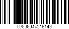 Código de barras (EAN, GTIN, SKU, ISBN): '07898944216143'
