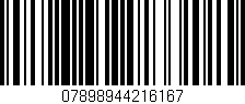 Código de barras (EAN, GTIN, SKU, ISBN): '07898944216167'