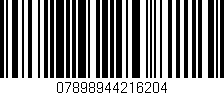 Código de barras (EAN, GTIN, SKU, ISBN): '07898944216204'
