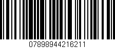Código de barras (EAN, GTIN, SKU, ISBN): '07898944216211'